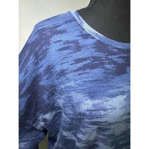 Athleta Balance Printed Pullover Sweatshirt Blue Women's Plus Size 1X‎ - Picture 5 of 11